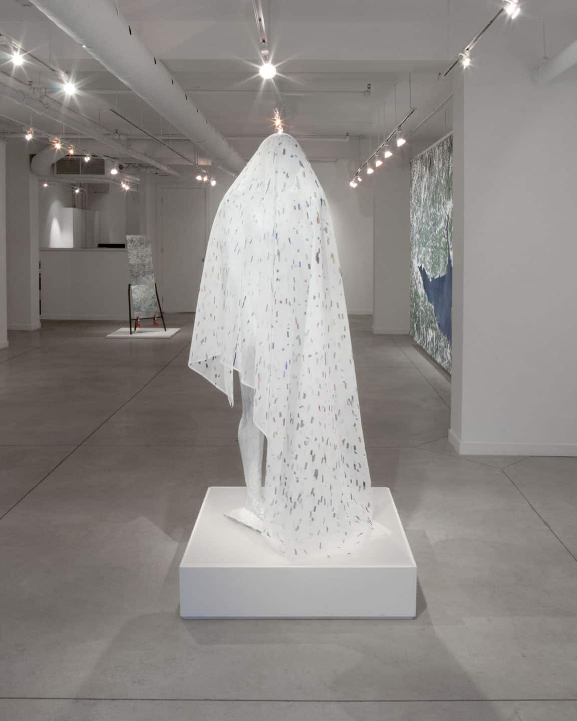 Alex Fischer, Lichen, 2013 install at Dry Pixels and Wet Molecules, O'Born Contemporary